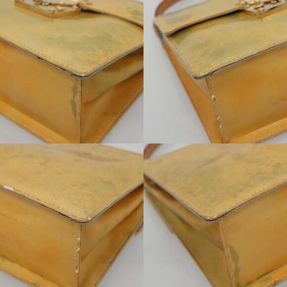 LOUIS VUITTON Monogram Vernis Spring Street Hand Bag Gris M91029 - Picture 10 of 12